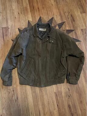 Santa Fe Outback Leather Coat Size Mens  XL